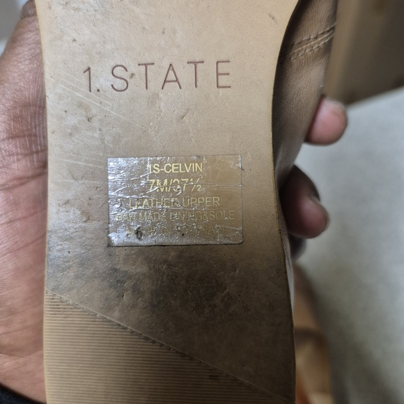 1. State Brown Leather Loafers - Picture 6 of 6